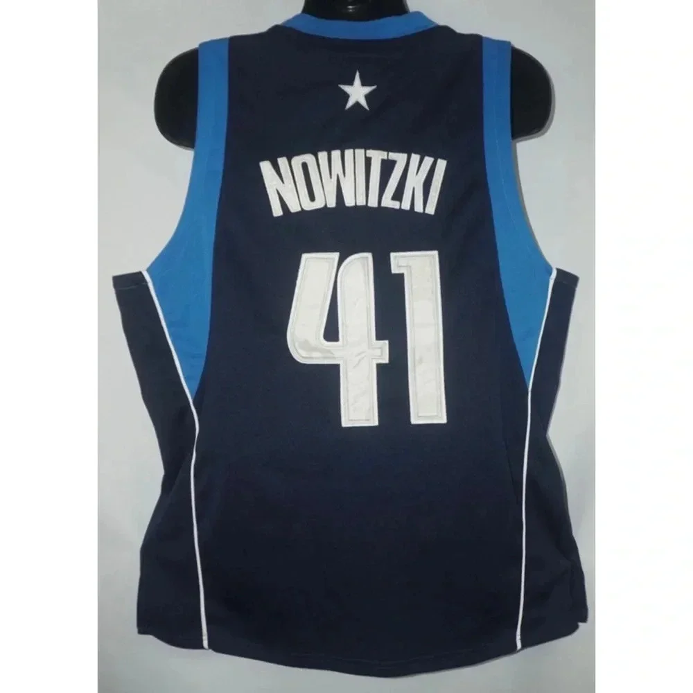 Dirk Nowitzki Dallas Mavericks Adidas Jersey M 48